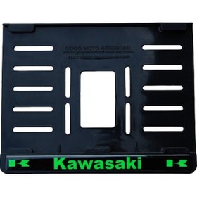 Resim Kawasaki Uyumlu 1 Plastik (15x24 Cm) Kırılmaz Plakalık 