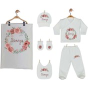 Resim Pia Baby Gl 1937-07 Isme Özel Battaniye Zıbın Set 