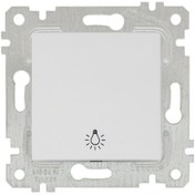 Resim Mutlusan Rita Beyaz Mekanizma + Tuş Light Vidalı 