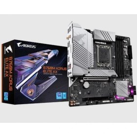 Resim Gigabyte Aorus B760M Elite AX 7600 MHz (O.C.) DDR5 LGA1700 mAtx Anakart 
