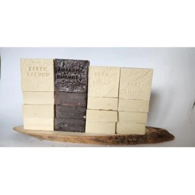 Resim Doğal Üretim Sabunu Karışık (Çam Ardıç Kükürt-Bebek-Eşek Sütlü-Keçi Sütlü) 12'li Set 