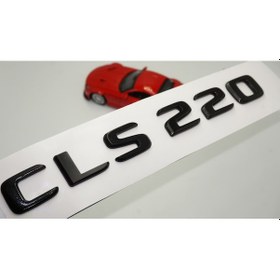 Resim CLS 220d Bagaj Parlak Siyah ABS 3M 3D Yazı Logo 