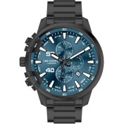Resim Lee Cooper LC07469.690-NM Tüm Fonksiyonları Aktif Gün ve Takvim Göstergeli 5 Atm Suya Dayanıklı Siyah Erkek Kol Saati 