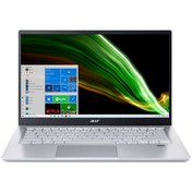 Resim ACER Swift 3 Sf314-43-R09W Ryzen7-5700U 16Gb RAM 512Gb SSD AMD Radeon 14'' Linux Gümüş Notebook 