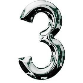 Resim Alet Çantam Posta Kutusu Yapışkanlı Rakam Metal Kapı Numarası No:3 