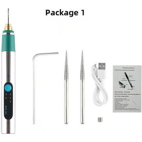 Resim Geeksen El Tipi Şarjlı Hız Ayarlanabilir Taşlama, Kesme Ve Taşlama Makinesi - Profesyonel Ve Amatörler İçin Mini El Fırçası Paket 1 