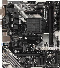 Resim ASRock B450M-HDV R4.0 AMD B450 3200 MHz DDR4 Soket AM4 mATX Anakart 