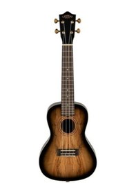 Resim Lanikai Smbb-cx Spalted Maple Concert Elektro Ukulele Limitli Se 