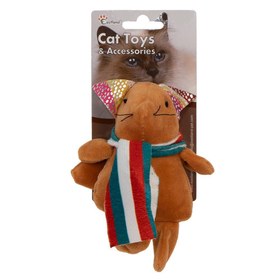 Resim Eastland Catnipli Peluş Kedi Oyuncak 15cm 