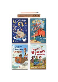Resim Timaş Çocuk Çantamdan Fil Çıktı - Uzaya Giden Tren - Benim Zürafam Uçabilir - Hayallere Uçuran Kanatlar Set 