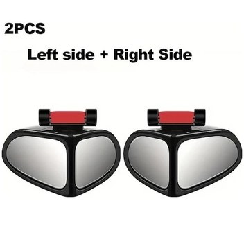 Xuweiwei Ultra Net Genis Oyun Aynasi 2 Adet 360 Derece Doner Ayna Aksesuari Siyah