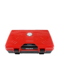 Resim Jifeng Seyahat Tipi Puro Kutusu Humidor Kırmızı 10cigar 