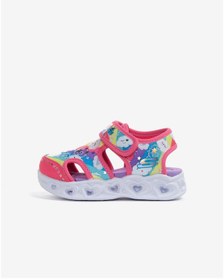 Resim Skechers Küçük Kız Çocuk Pembe Işıklı Sandalet 302977N Hpmt 