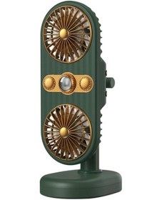 Resim Klima Fanı Çok Fonksiyonlu Masaüstü Sessiz Hava Soğutucu Klip İle Ev Ofis Taşınabilir Usb Hava Soğutma Fanı, Yeşil P1fpqu Renkli 