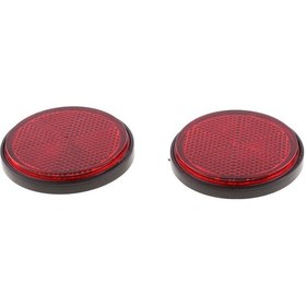 Resim Homyl 2 Parça Yuvarlak Reflektörler Evrensel Atv Dirt Bike Için Tarif Edildiği Gibi 