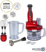 Resim TEFAL 1000w Güçlü Motorlu Mutfak Robotu - 4 Bıçaklı Blender - Çok Amaçlı Set 