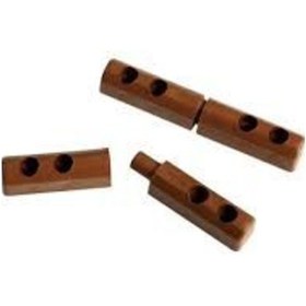 Resim Pvc Sineklik Menteşesi Altın Meşe (Açık Kahverengi) 10'Lu 