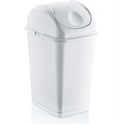 Resim 50 Lt.Slim Çöp Kovası Beyaz 