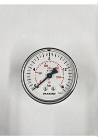 Resim Çap 63 Arkadan 16 Bar Kuru Manometre - Pakkens 