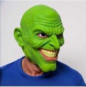 Resim Fastbuy Stanley Ipkiss Lateks Tam Yüz Maskesi Evil Joker Jim Maske, Koyu Renk, Standart Boyut, Herkes İçin Uygun Diğer 