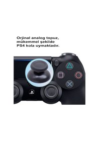Resim 8 Adet Ps4 Analog Topuz Yedek Parça Tüm Ps4 Kollara Uyumlu Analog Thumb Stick 