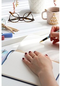 Resim A5 Bullet Journal Noktalı Defter 140 Gr. 80 Yaprak Forest Koyu Yeşil 