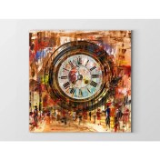 Resim Deniz Çerçeve Eski Saat Tablosu-Çerçevesiz - 30X30 