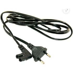 Resim Tv .teyp 2 Li Power Kablosu Yatay Uç Siyah Standard 1.2m. 
