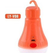 Resim Powermaster Ly-v08 Kamp Aydınlatması Şarjlı Ampul 3 Kademeli Askılı Çadır Lambası Lion Pilli 