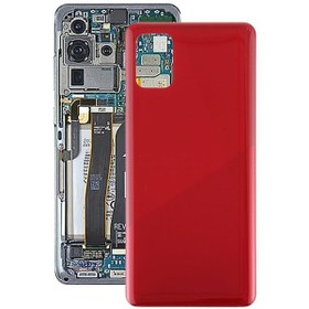 Resim Samsung Galaxy A31 Uyumlu Arka Pil Batarya Kapağı SM-A315F - Kırmızı 