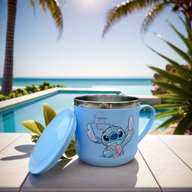 Resim 1 adet Disney Stitch 9.47oz Yalıtımlı Paslanmaz Çelik Kahve Bardağı - Sevimli ve Dayanıklı Su Bardağı, Ofis veya Dış Mekan Kullanımı İçin Uygun, Noel, Cadılar Bayramı, Hanukkah, Şükran Günü, Babalar Günü Doğum Günü Hediyesi 