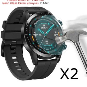 Resim UKSCASE Huawei Watch Gt 2 46mm Nano Cam Ekran Koruyucu (2 Adet) 