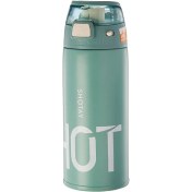 Resim Shotay Şeffaf Kapak Termos Unisex Matara 530 Ml. SHT-ST-8137-4 