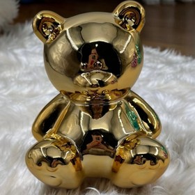 Resim Renkli Ayıcık Kumbara 2706 - Gold 