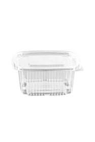 Resim TiriStore Tiri Store Kapaklı 500 cc Sızdırmaz Plastik Kap 100 Adet Şeffaf 