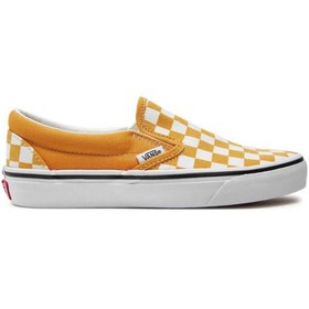 Resim Vans Classic Slip-on Golden Glow Checkerboard Unisex Damalı Sneaker 