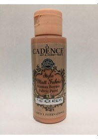 Resim Cadence Style Matt Fabric Kumaş Boyası F-607 Açık Mercan 