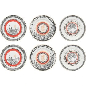 Resim Luckyart Maggey Bone 20Cm 6Lı Tabak Seti 