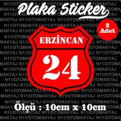 Resim 24 Erzincan İl Şehir Plaka Sticker Futbol Spor Kulüb 