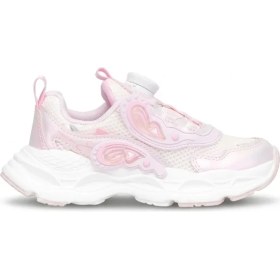 Resim Ayakkabı Fuarı Elit BG-P-25006-26Y Patik Kız Çocuk Yürüyüş Ayakkabısı Beyaz - Pembe 