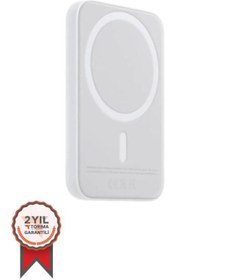 Resim Torima Magsaafe W-04 Kablosuz Şarj 4000 Mah Wireless Şarj Cihazı Powerbank 