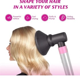 Resim Auralia Brevity Dyson Airwrap Saç Maşası ve Saç Kurutma Makinesi Için Difüzör + Adaptör + Profesyonel Yoğunlaştırıcı (Yurt Dışından) 
