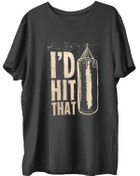 Resim TOP GLORY Boks Baskılı Penye Boks Sporcu T-shirt 