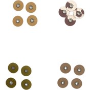 Resim 30 Adet Ultra İnce Diş ve Cilalama Diskleri - 9.5mm/12.7mm, 4 Renk (Kahverengi/Siyah/Kırmızı/Bej) - Elektriksiz, Diş İşlemleri, Laboratuvar, Ev veya - Değer Paketi, Diş Temizleme Araçları, Ev Diş Bakımı, Şık Tasarım, Pürüzsüz Yüzeyler, Kompakt Tasarım, Yüksek Kaliteli Malzeme, Laboratuvar Teknikleri 