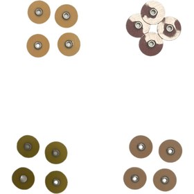 Resim 30 Adet Ultra İnce Diş ve Cilalama Diskleri - 9.5mm/12.7mm, 4 Renk (Kahverengi/Siyah/Kırmızı/Bej) - Elektriksiz, Diş İşlemleri, Laboratuvar, Ev veya - Değer Paketi, Diş Temizleme Araçları, Ev Diş Bakımı, Şık Tasarım, Pürüzsüz Yüzeyler, Kompakt Tasarım, Yüksek Kaliteli Malzeme, Laboratuvar Teknikleri 