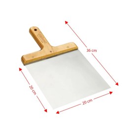Resim Dekor 057 Ahşap Saplı Macun Küreği 20 Cm Standart Model 