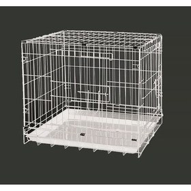 Resim Dayang 600-041CW Köpek Kafesi Beyaz 61x44x50 Cm 