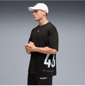 Resim Puma Graphics Training Oversized Erkek Tişört C-pum528528p01p01 Siyah 