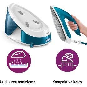 Resim Philips Perfectcare, 360 G Şok Buhar, Optimaltemp Teknolojisi, GC6815/20 Buhar Kazanlı Ütü 