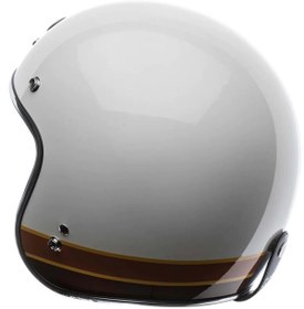 Resim TORC T-50 Del Mar Full Tree Açık Motosiklet Kaskı Beyaz / Kırmızı / Mavi 